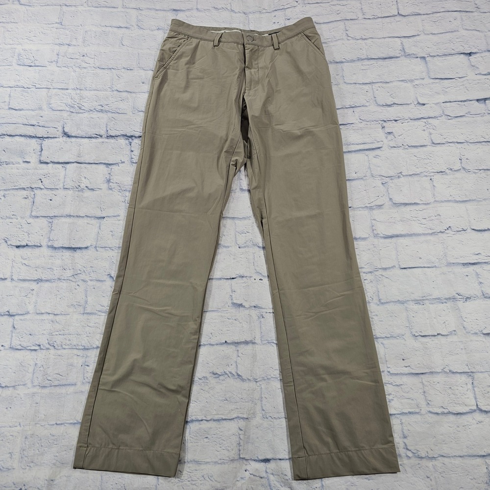 Ballin Traveler Performance Trousers MENS 33x34 Stone Grey Stretch Chino Golf